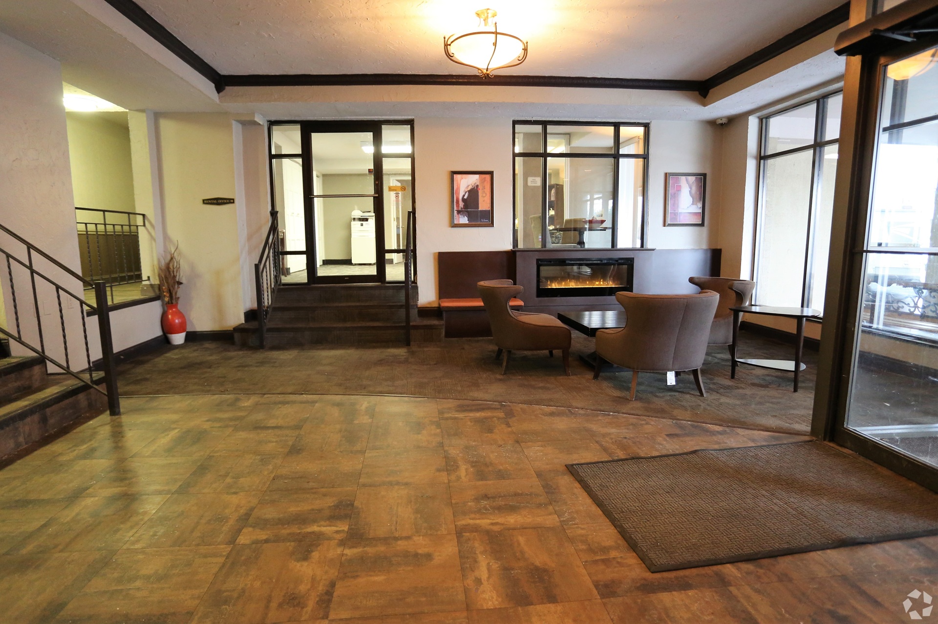Shoregate Towers common area in Willowick, Ohio