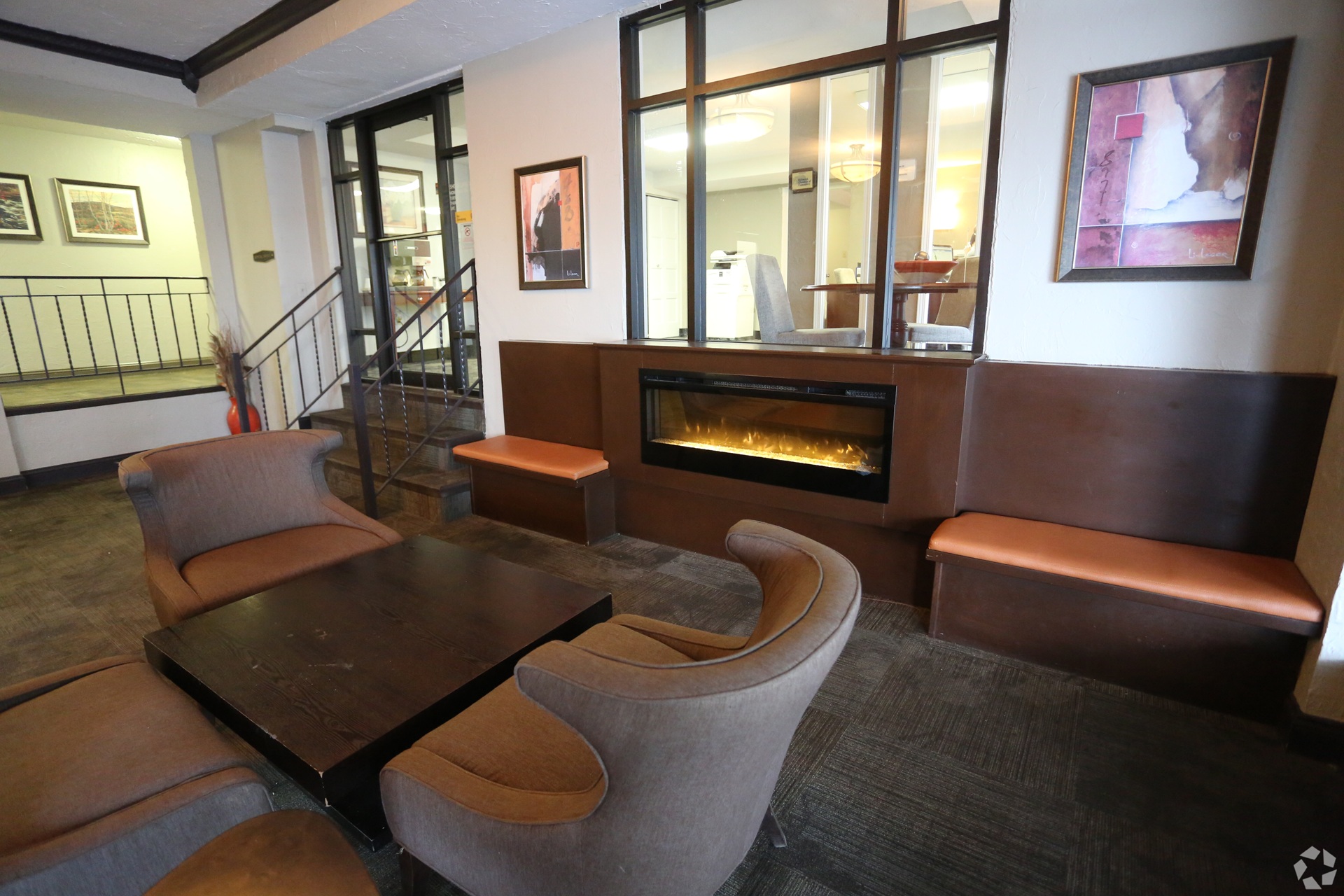 Shoregate Towers common area in Willowick, Ohio