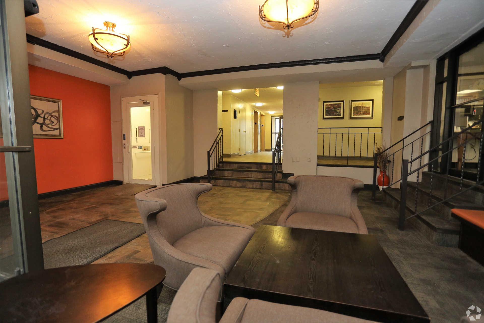 Shoregate Towers common area in Willowick, Ohio